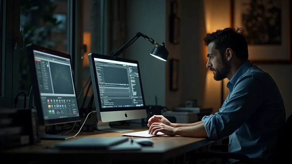 A diverse group of people using technology in daily tasks.