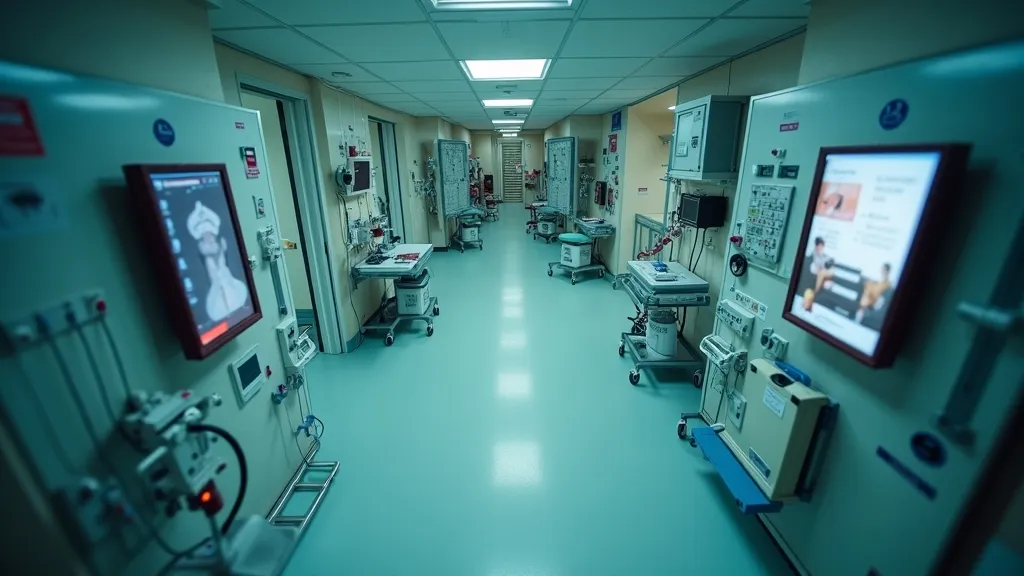 Artificial intelligence technology applied in a hospital setting
